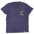 T-shirt da uomo Woolrich Top in cotone blu medio