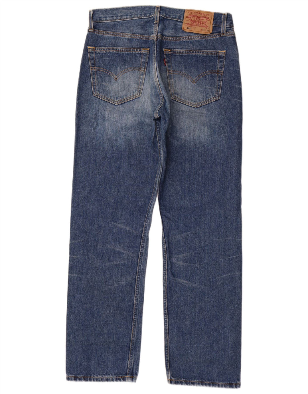 Levi's Uomo 501 Jeans dritti W32 L30 Cotone Blu