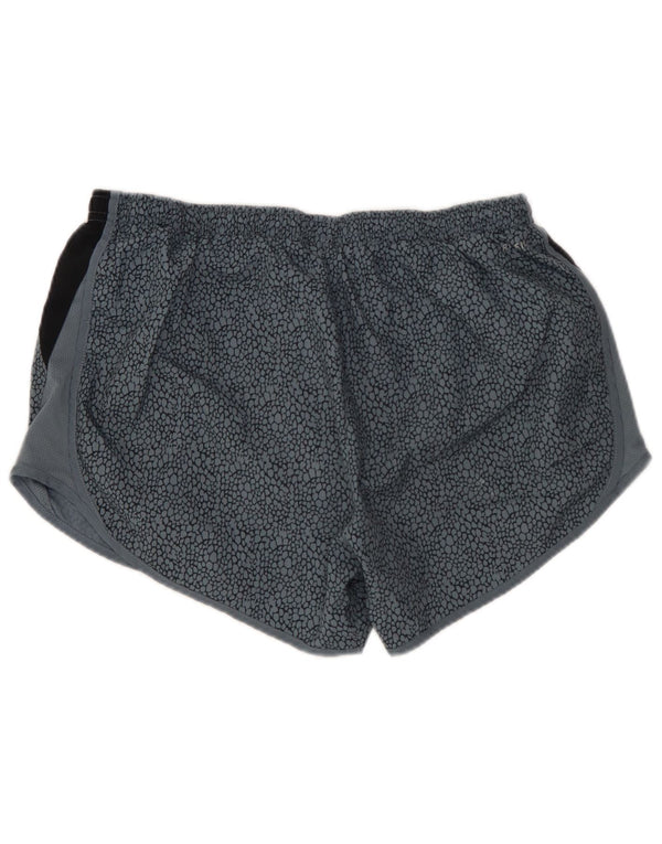 Pantaloncini sportivi NIKE Dri Fit da donna UK 12 Poliestere color block blu medio