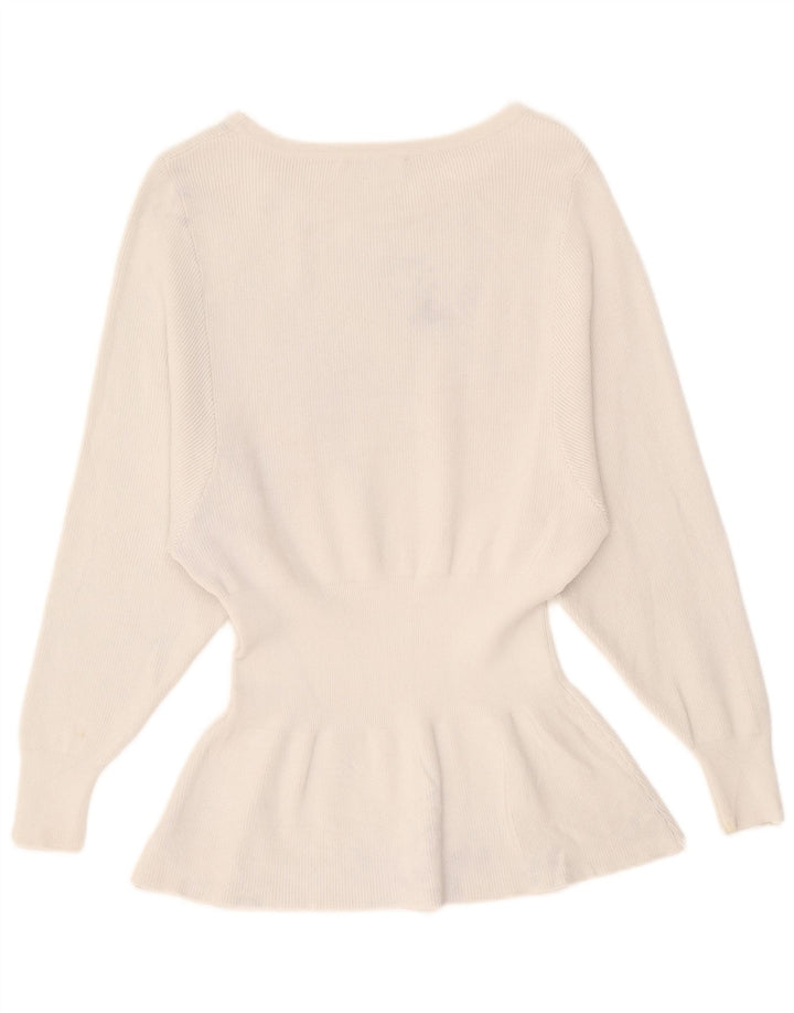 Top Zara da donna a maniche lunghe UK 10 Small Beige