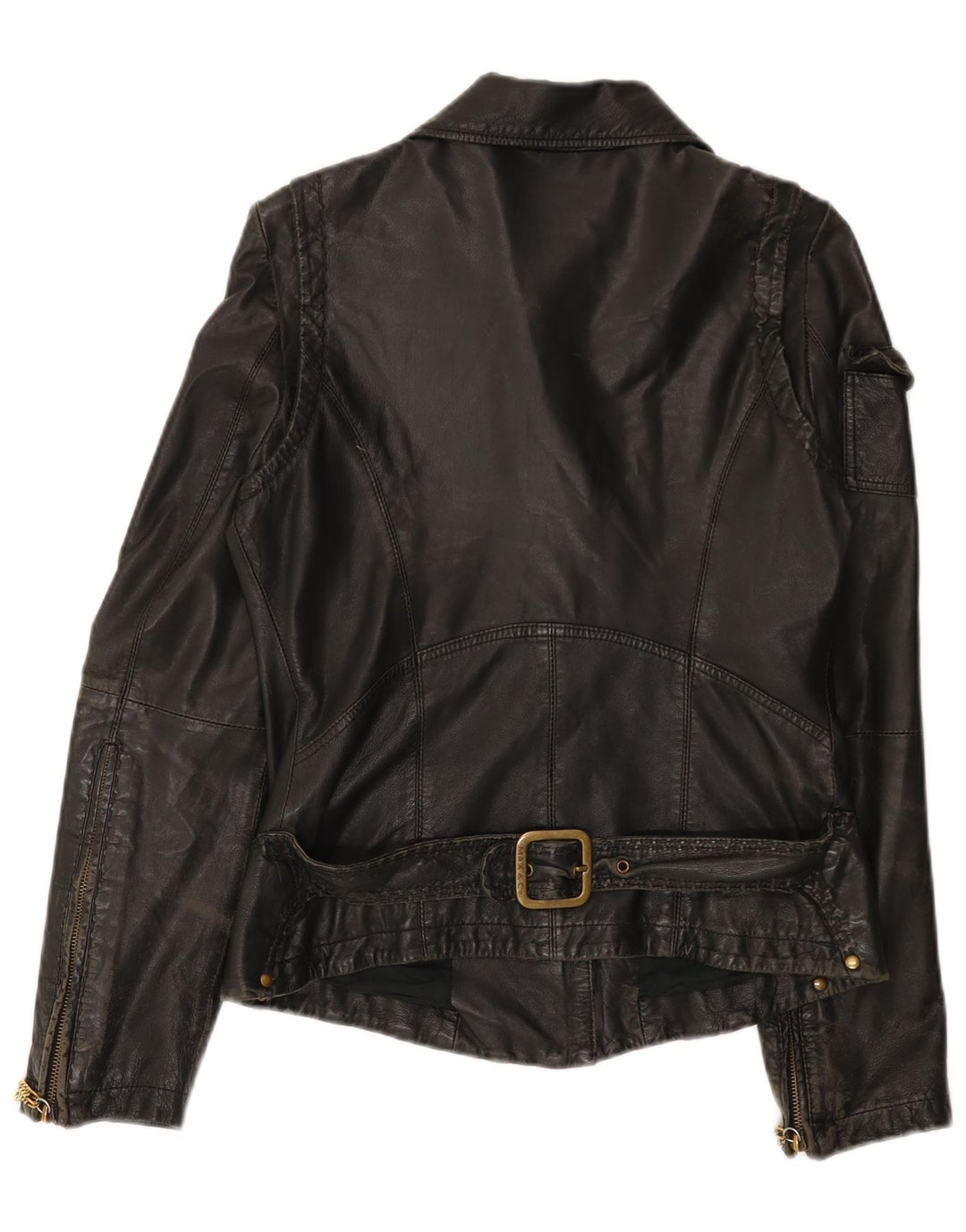 Giacca in pelle da donna Max & Co. UK 12 Grigio medio