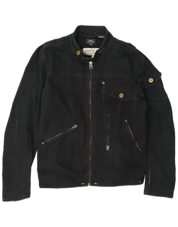 Giacca utility grafica da uomo G-Star UK 42 XL Cotone blu navy