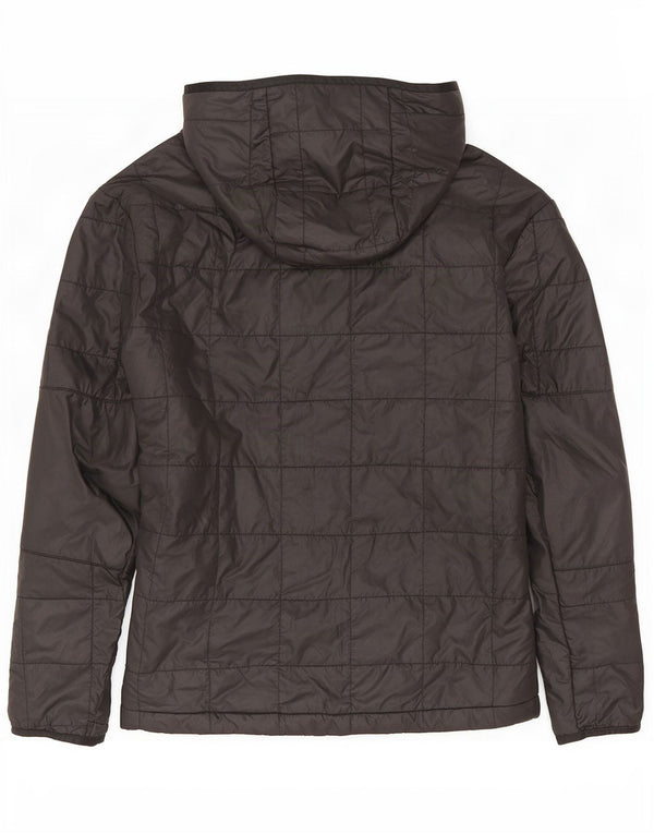 Giacca imbottita con cappuccio Nike da uomo UK 36 Small Nero Poliestere