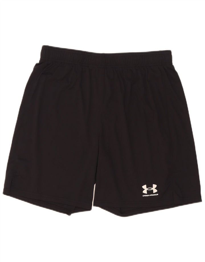 Pantaloncini sportivi da uomo Under Armour grandi in poliestere nero