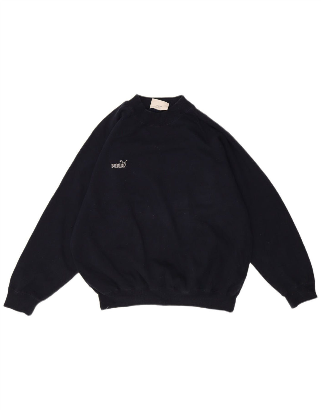 Felpa grafica da donna Puma Jumper UK 16 Large Blu Navy