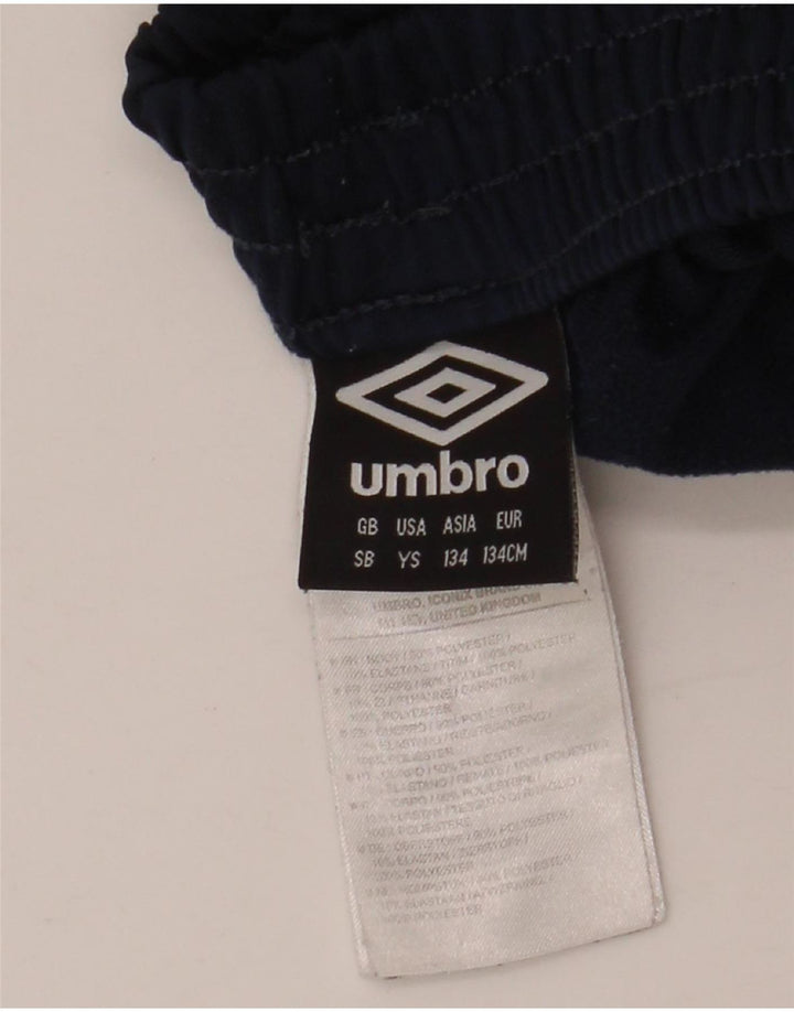 Pantaloni da tuta da bambino UMBRO 9-10 anni Small Blu Navy Colourblock