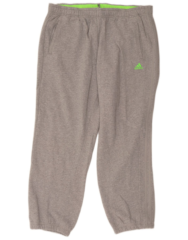 Pantaloni da tuta da uomo Adidas Joggers 2XL Cotone chiazzato grigio