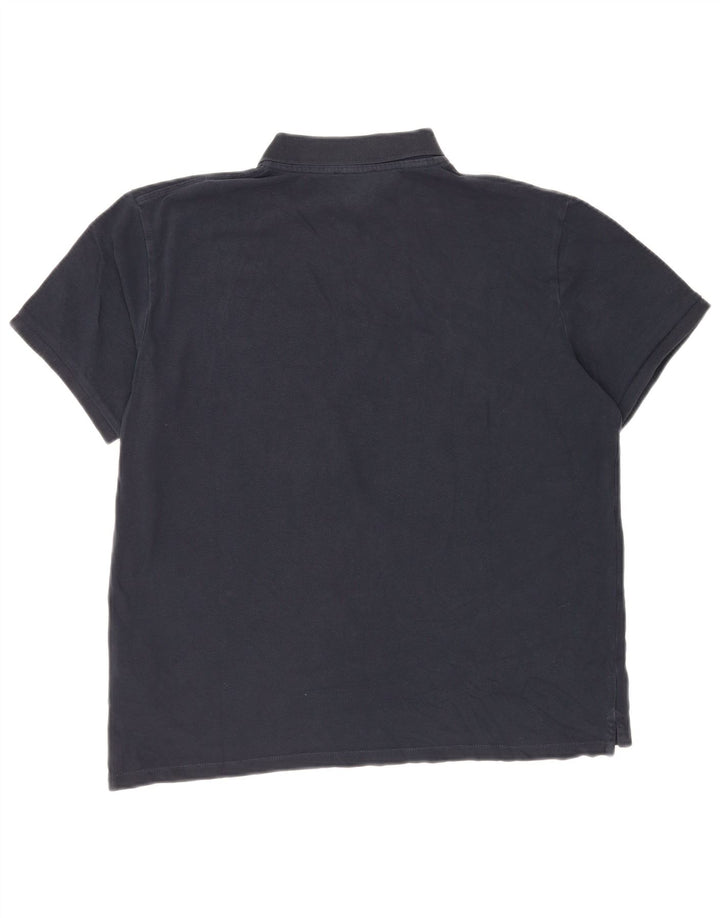 Polo da uomo PEUTEREY XL in cotone blu navy