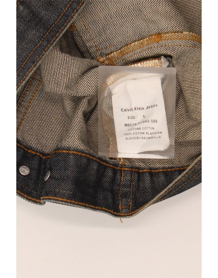 Giacca di jeans da donna Calvin Klein UK 16 grande cotone blu