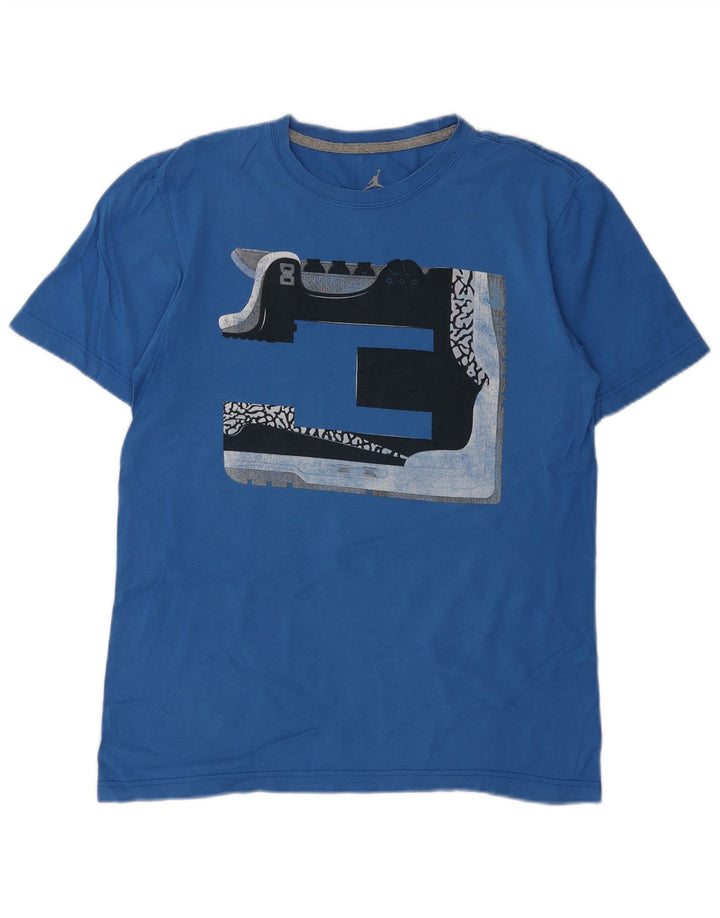 T-shirt grafica da uomo Jordan Top piccola blu