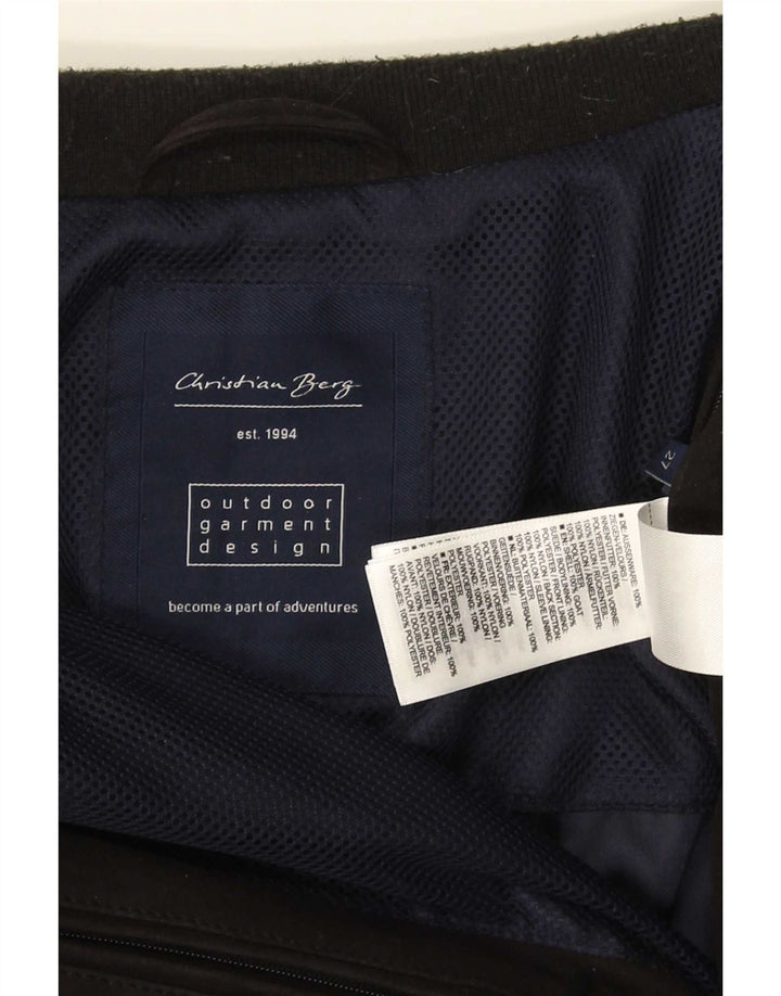 Giubbotto bomber in pelle scamosciata da uomo Christian Berg UK 38 medio in pelle scamosciata blu navy
