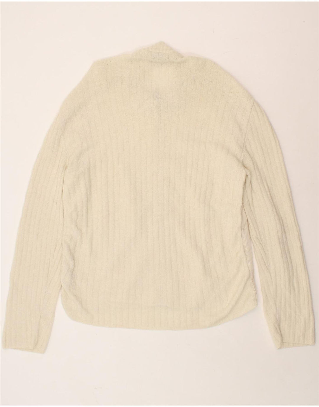 MARELLA Womens Cardigan Sweater UK 16 Large Off White Acrylic Vintage Marella and Second-Hand Marella from Messina Hembry 