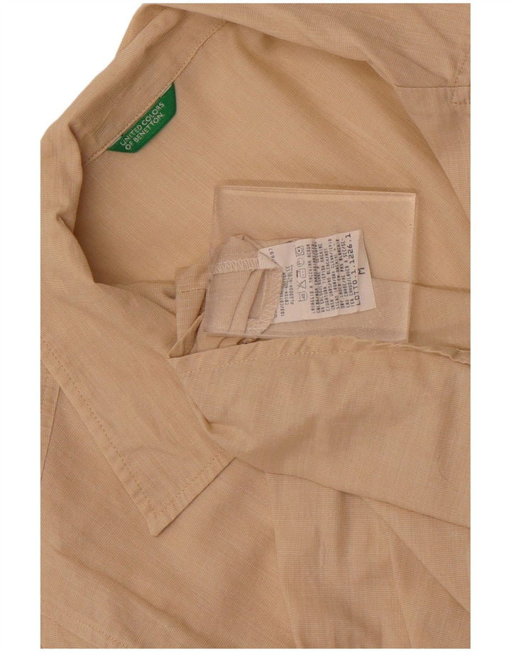 Camicia da donna Benetton UK 14 Cotone beige medio