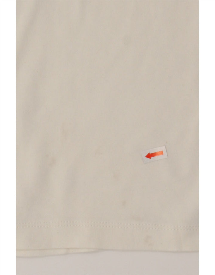 ZARA Mens T-Shirt Top Medium Beige Cotton Vintage Zara and Second-Hand Zara from Messina Hembry 