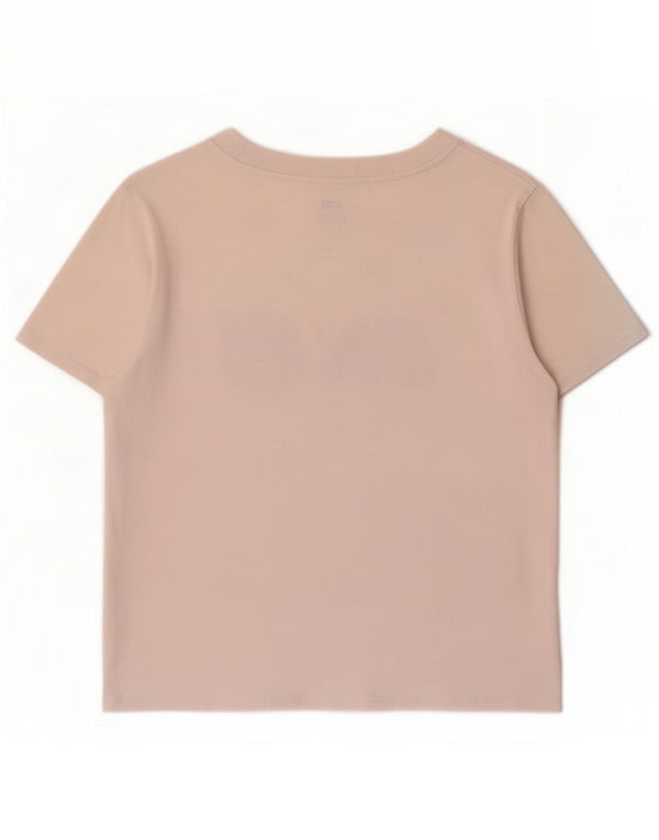 T-shirt grafica da donna Levi's Top UK 14 cotone bianco medio
