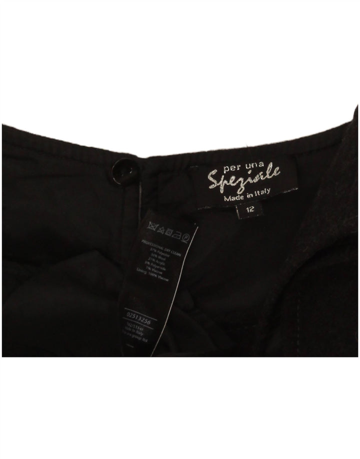 Marks & Spencer Abito tubino Per Una da donna UK 12 Medio Nero a quadri