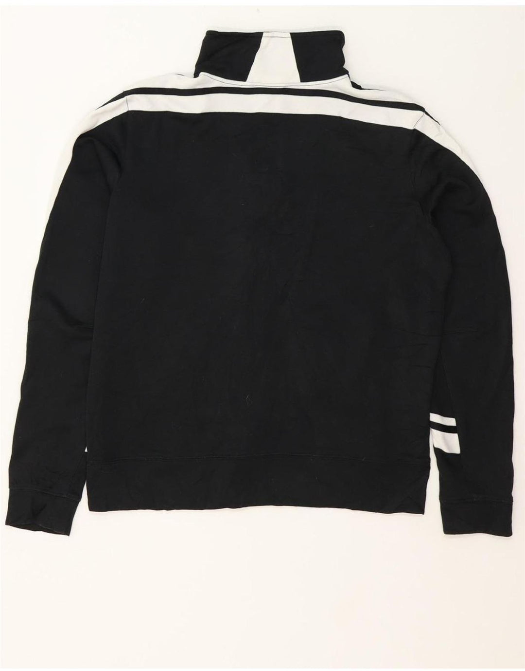 NIKE Womens Tracksuit Top Jacket UK 18 XL Black Colourblock Polyester Vintage Nike and Second-Hand Nike from Messina Hembry 