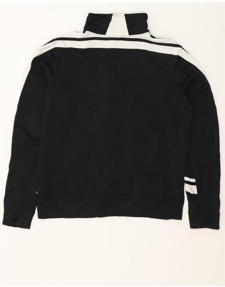 NIKE Womens Tracksuit Top Jacket UK 18 XL Black Colourblock Polyester Vintage Nike and Second-Hand Nike from Messina Hembry 