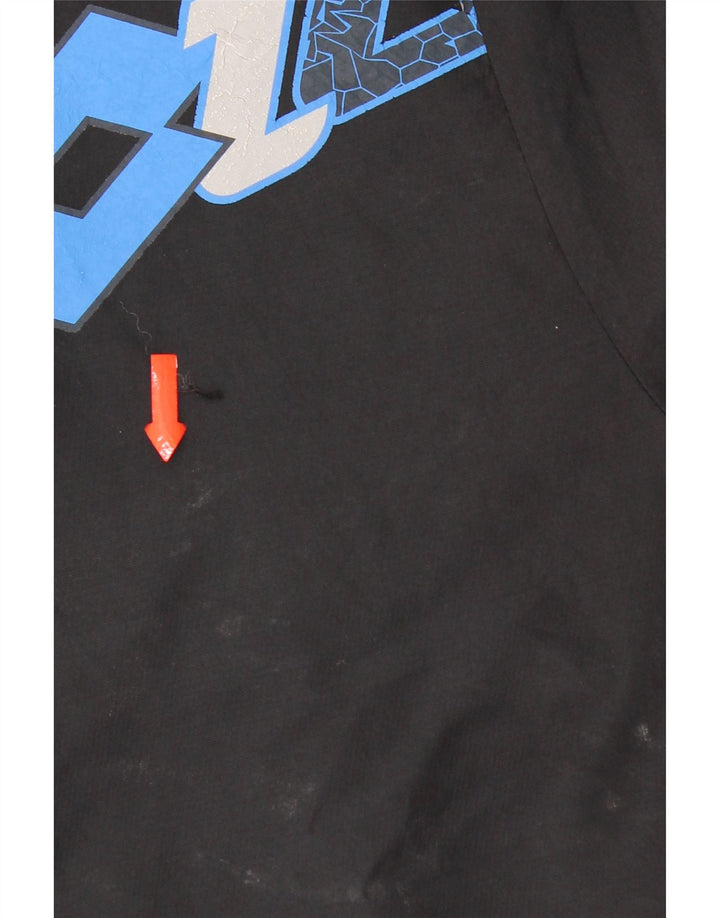 Giacca da ginnastica grafica da uomo Lotto XL XL Black Colourblock