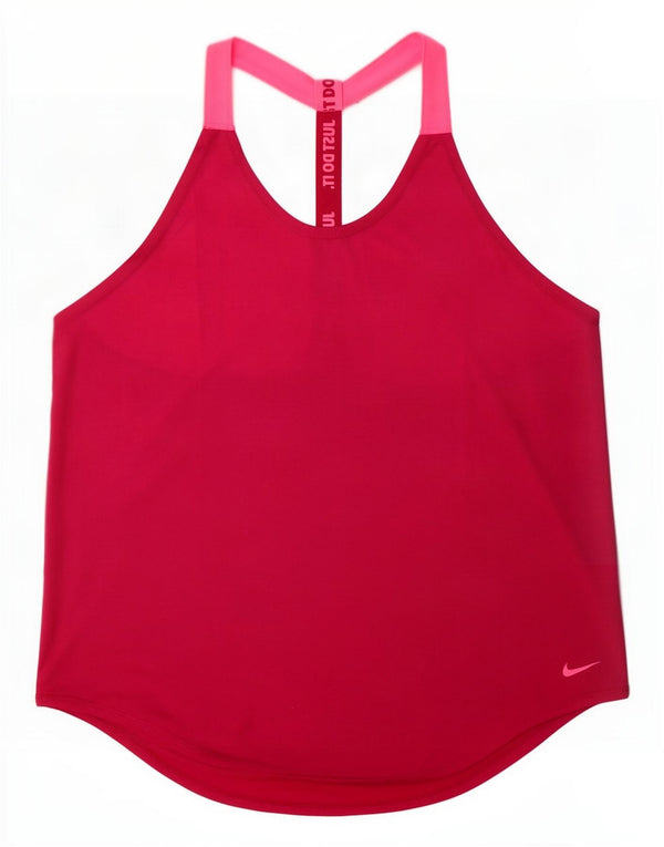 Canotta grafica ampia Nike Dri Fit da donna UK 18 XL Pink Colourblock