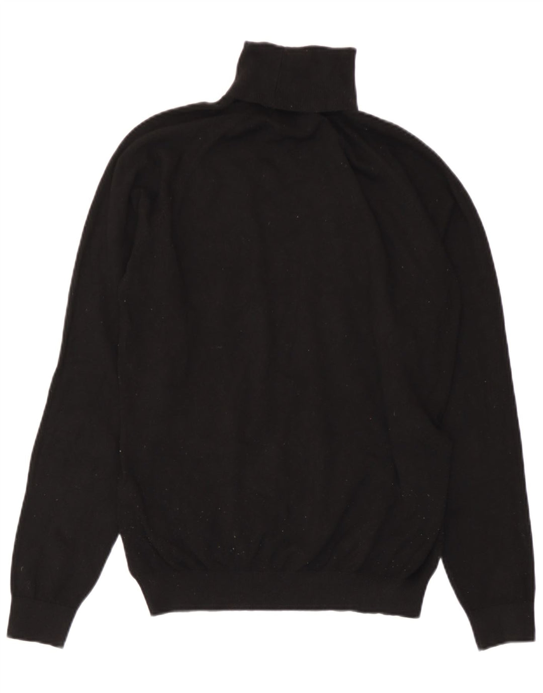 Maglione maglione a collo alto da donna Zara UK 10 piccolo in viscosa nera