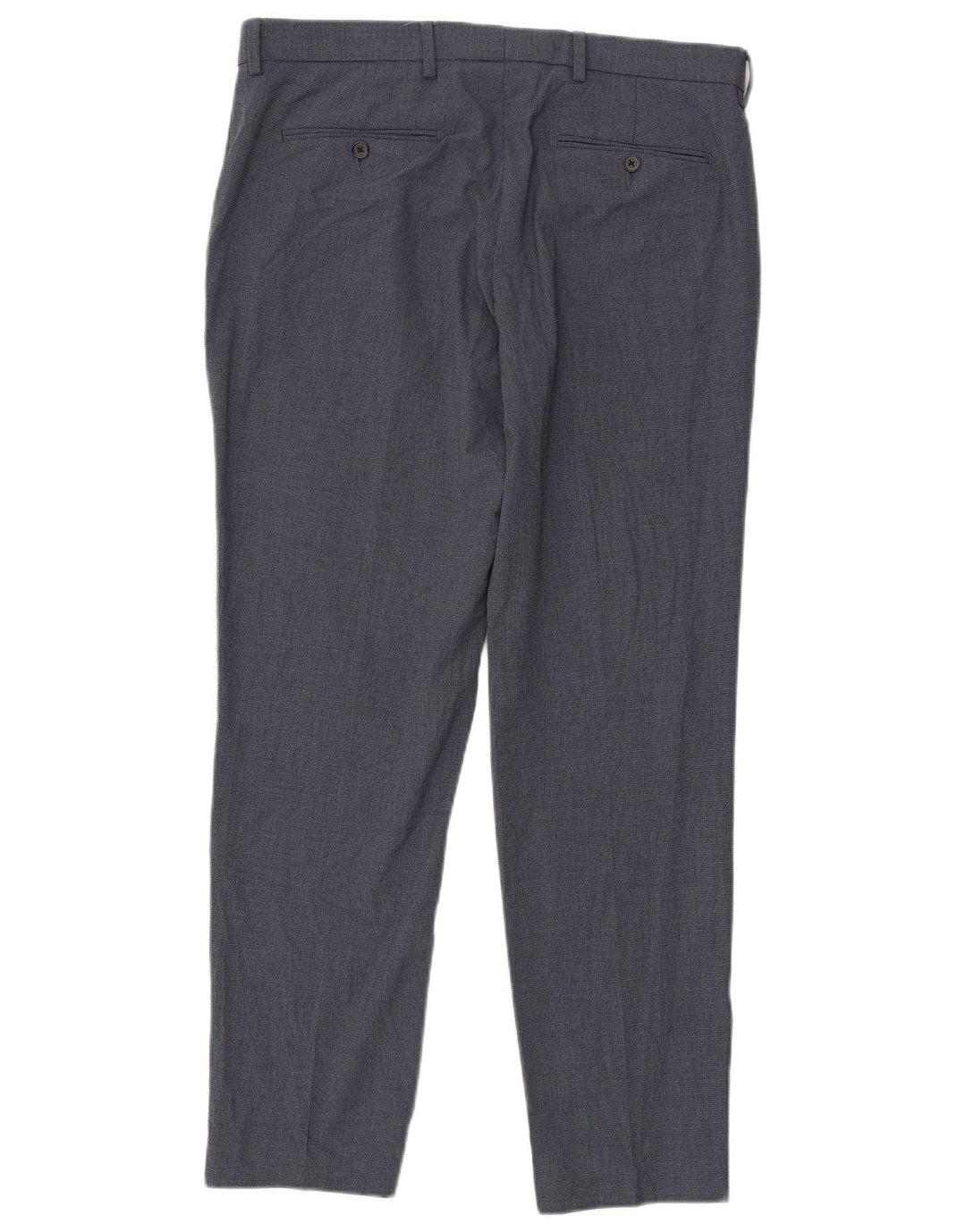 Pantaloni da abito vestibilità regolare da uomo Marks & Spencer W36 L31 pied de poule blu