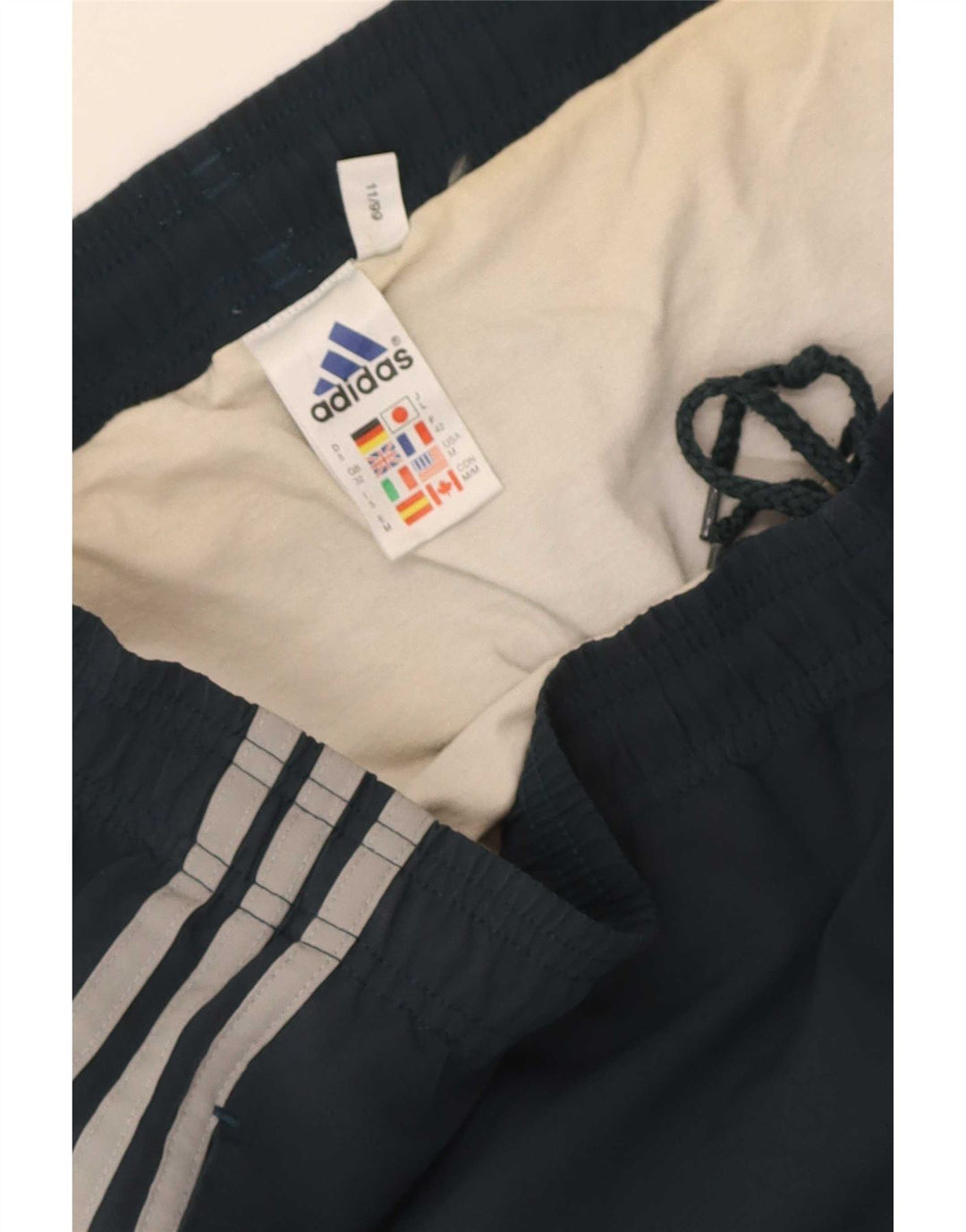 Pantaloncini sportivi Adidas da uomo medi blu navy policloruro