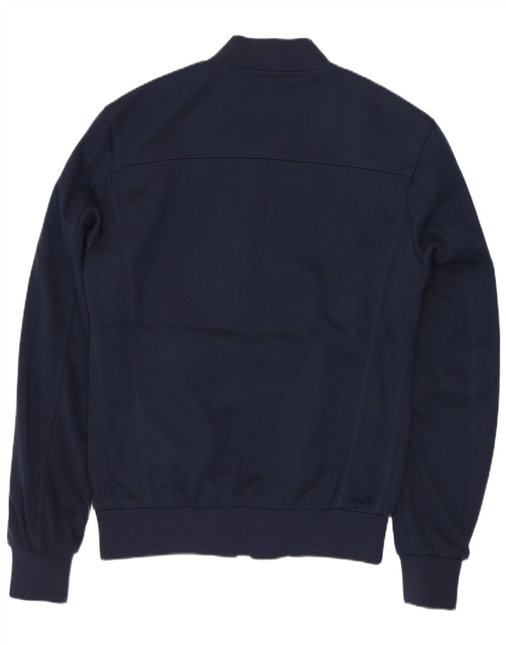 Giubbotto bomber da uomo Zara UK 36 piccolo poliestere blu navy