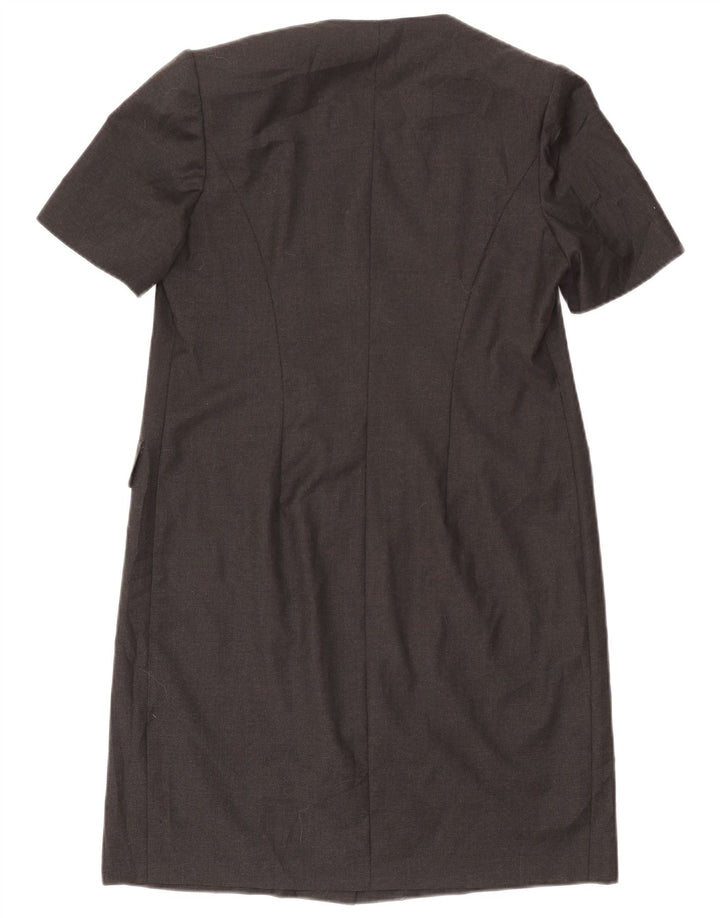 Abito tubino vintage da donna UK 14 Grigio medio