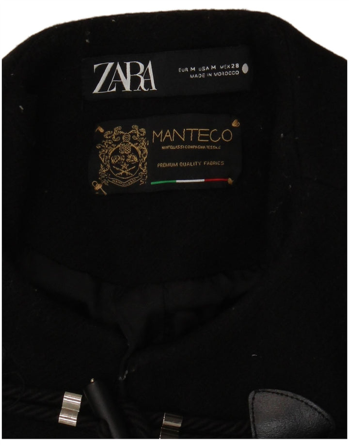 Cappotto a mantella da donna Zara UK 12 medio nero