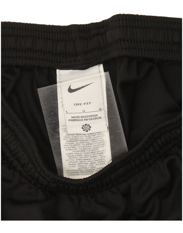 Pantaloni da tuta Nike Dri Fit da uomo, grandi, in poliestere nero