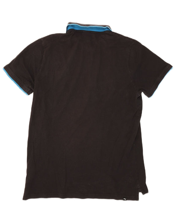 Polo Puma da uomo XL in cotone nero