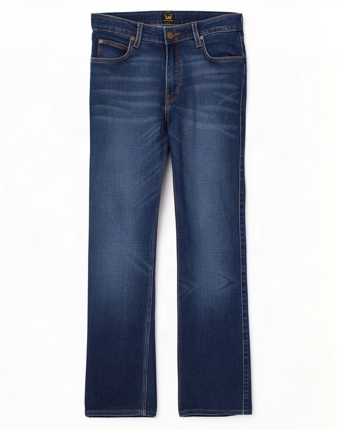 Jeans dritti Marion da donna Lee W28 L28 cotone blu