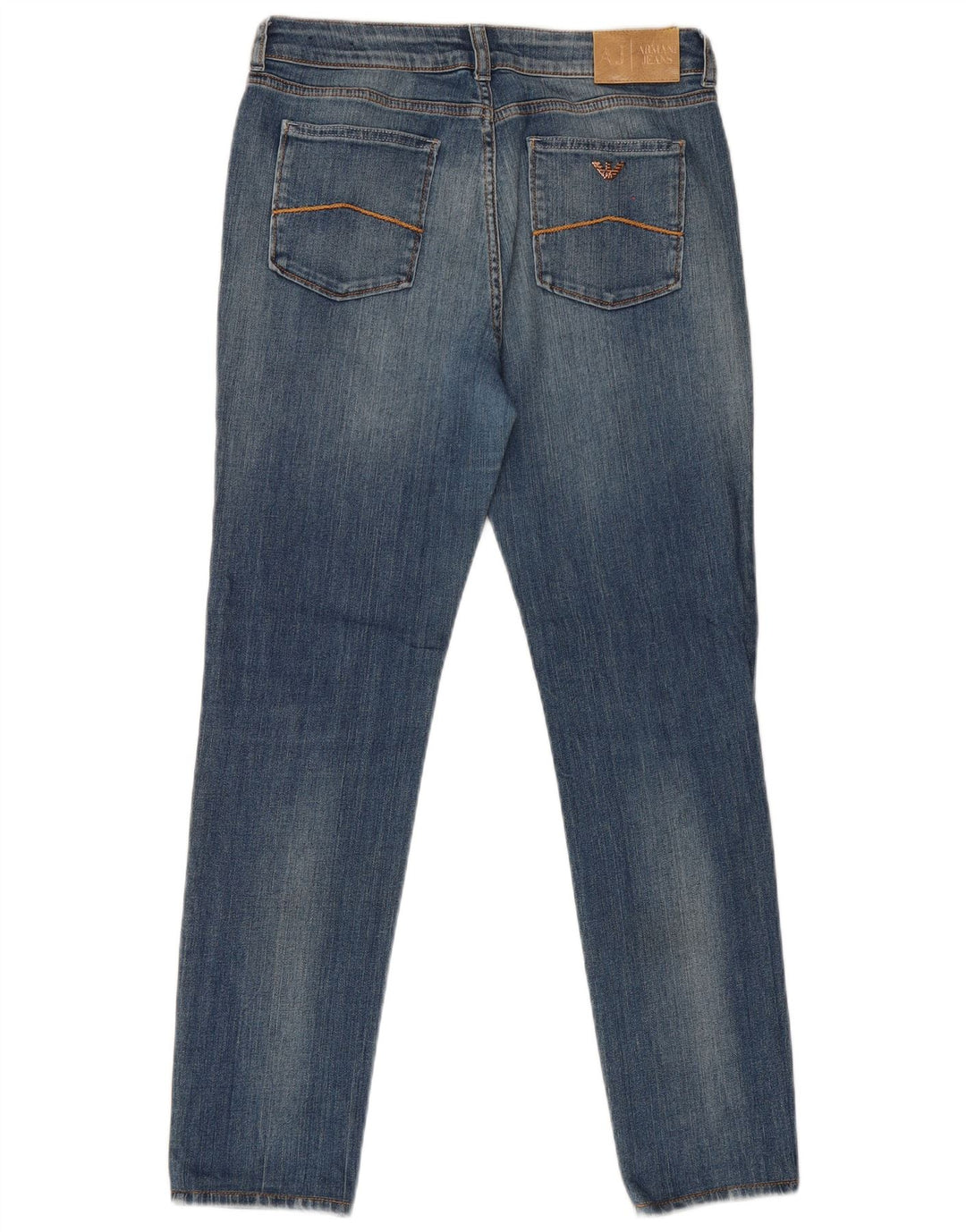 Jeans slim da donna Armani W33 L29 cotone blu