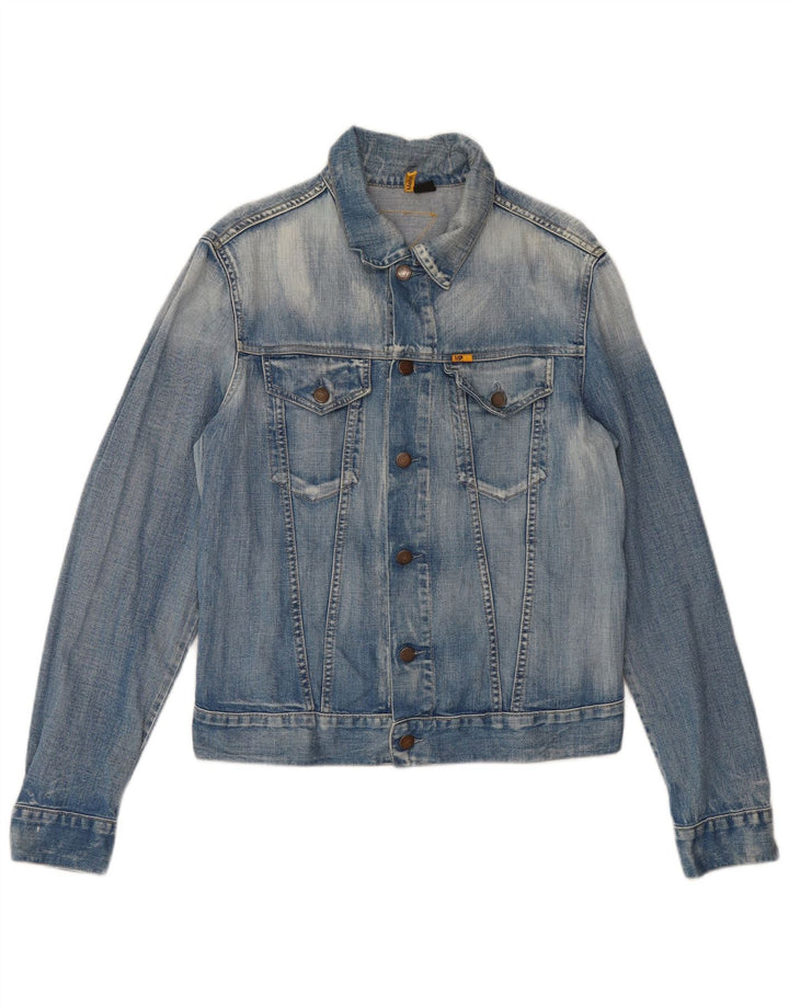 Giacca di jeans da uomo Meltin' Pot UK 38 Cotone blu medio