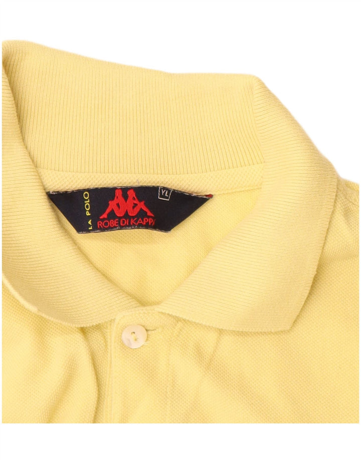 Polo KAPPA Bambino 13-14 Anni Large Giallo Cotone
