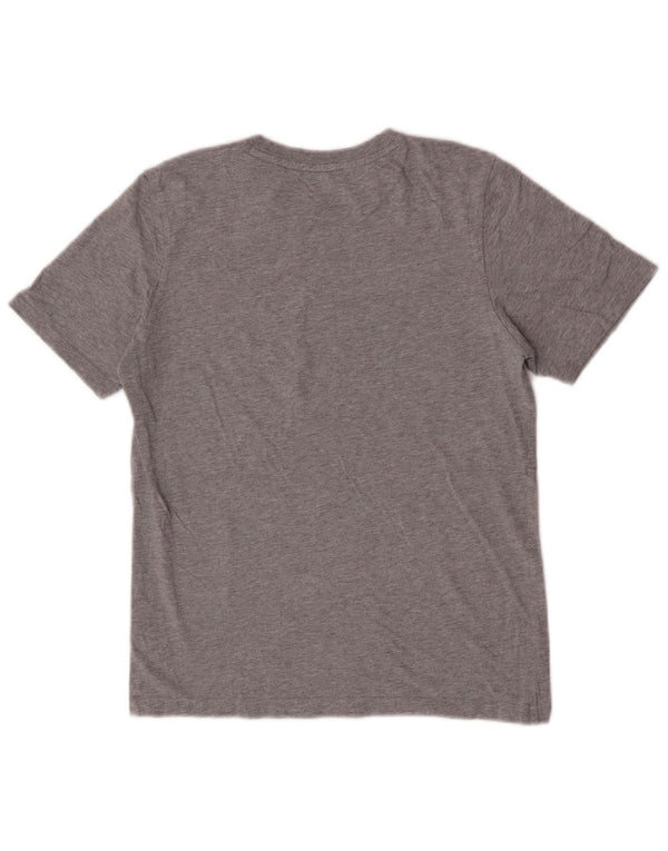 T-shirt grafica Adidas da bambino 13-14 anni in cotone grigio