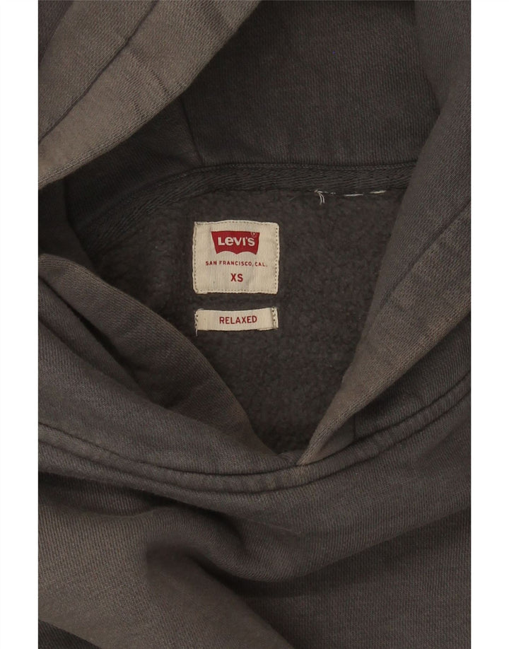Maglione con cappuccio dalla vestibilità rilassata da uomo Levi's XS grigio