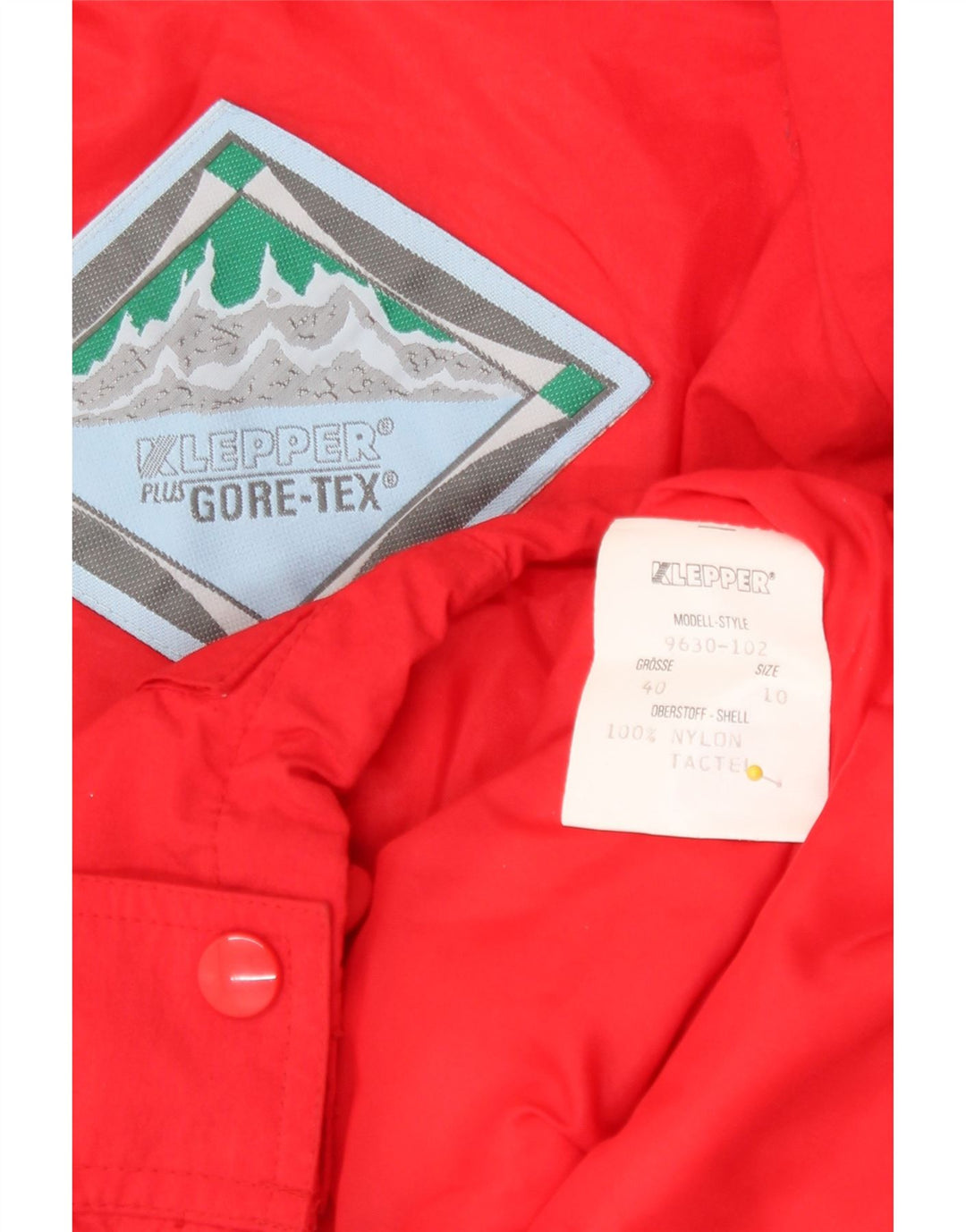 Giacca a vento con cappuccio Klepper da donna Gore-Tex EU 40 Medium Red