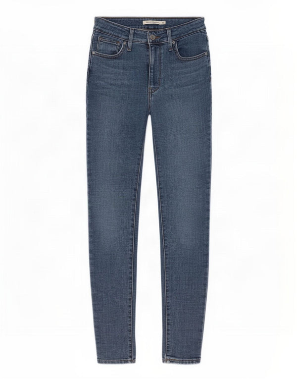 Jeans skinny a vita alta Levi's 721 da donna W26 L30 cotone blu