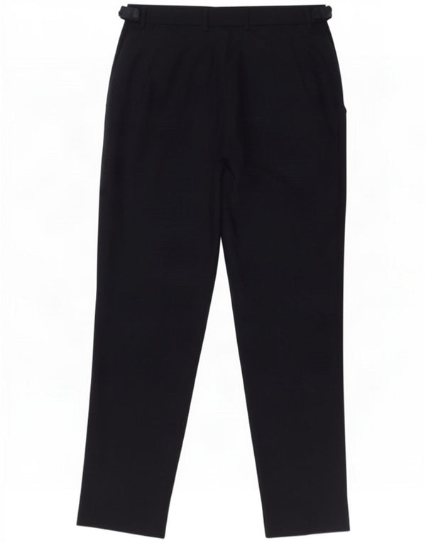 Marks & Spencer Pantaloni casual da donna UK 12 Medium W28 L26 Blu navy