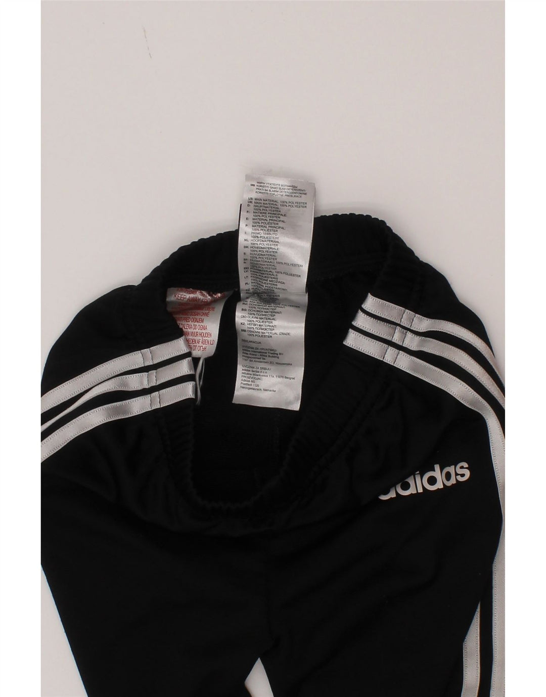 Pantaloni da tuta da ragazzo Adidas Joggers 2-3 anni in poliestere nero