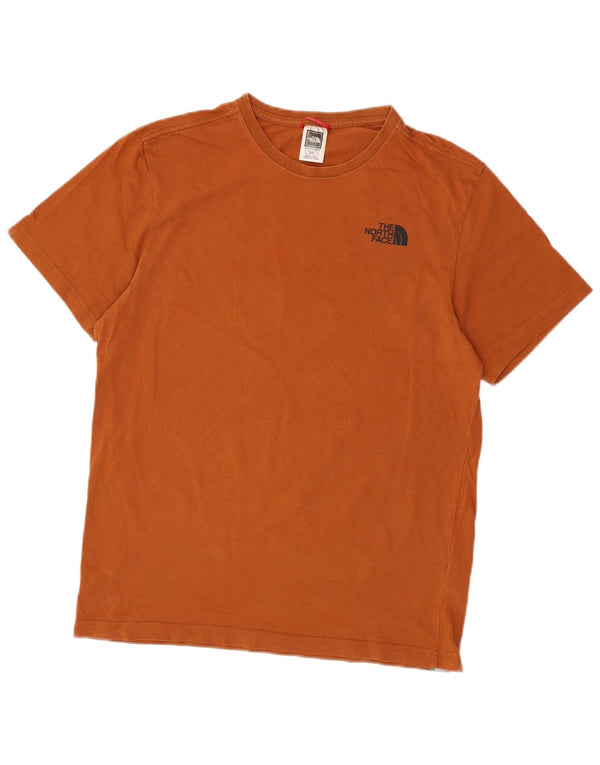 T-shirt grafica da uomo The North Face Top in cotone arancione medio
