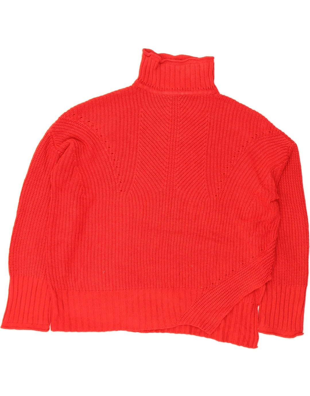 TOPSHOP Womens Oversized Turtle Neck Jumper Sweater UK 8 Small  Red Vintage Topshop and Second-Hand Topshop from Messina Hembry 