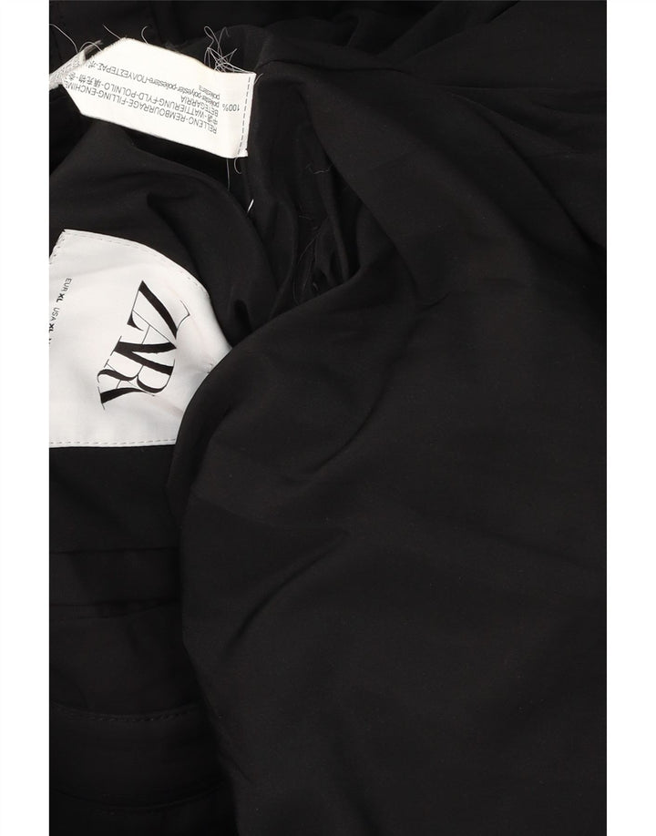 Giacca imbottita da uomo Zara UK 42 XL poliestere nero