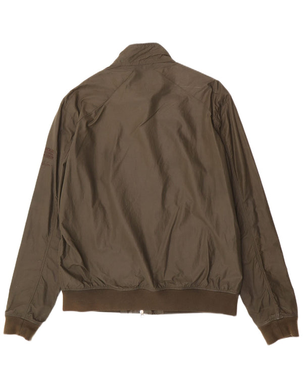 Barbour Giacca bomber da moto da uomo UK 42 XL Khaki Poliammide