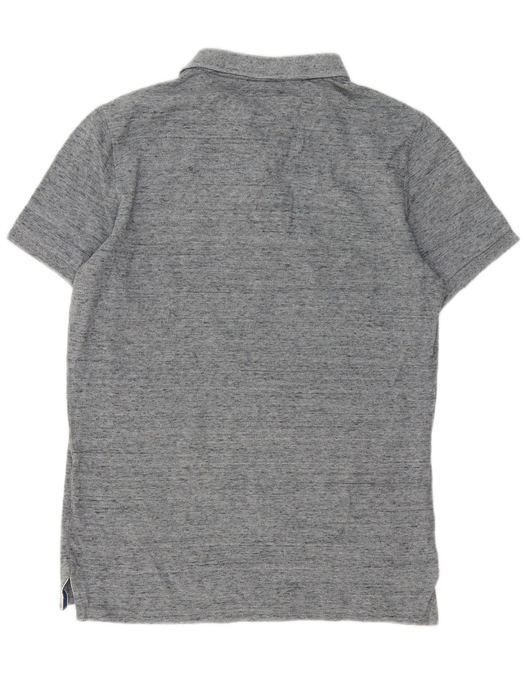 Polo grafica da uomo Superdry in cotone mélange grigio medio