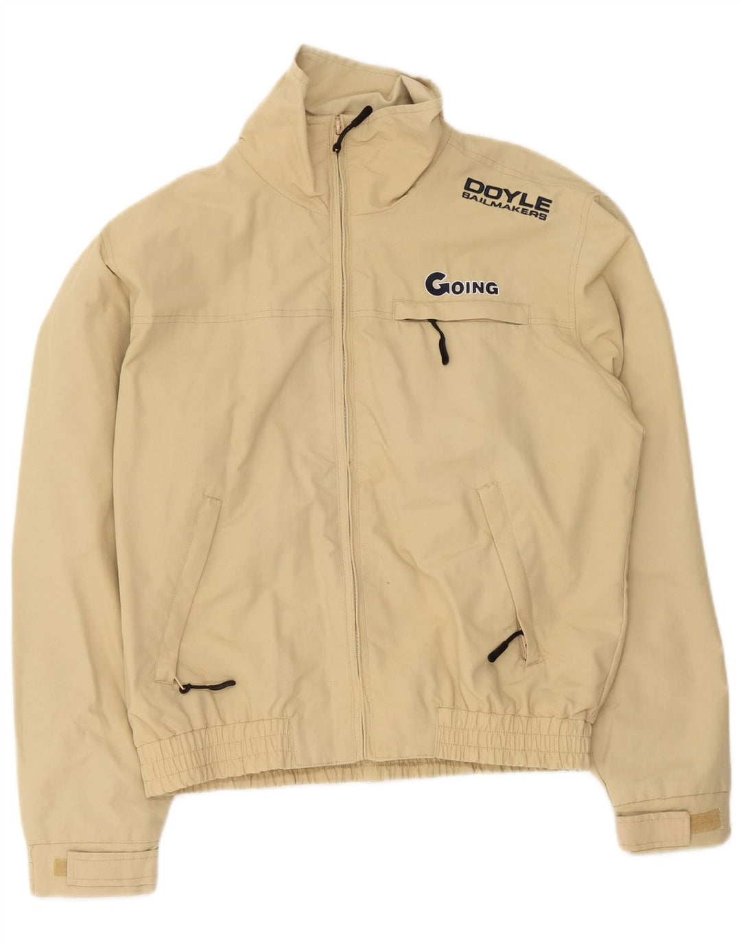 Giubbotto bomber grafico da uomo Sailmakers UK 34 XS Beige poliammide