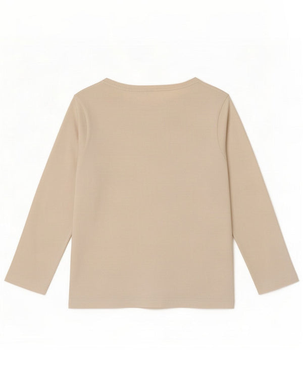 Cos Top da donna manica 3/4 UK 10 Small Bianco