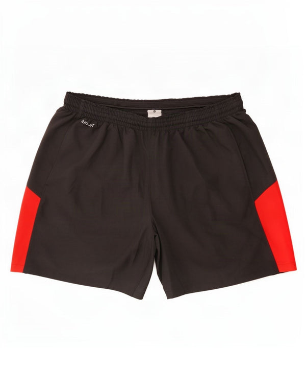 Pantaloncini sportivi Nike da uomo Dri Fit XL neri in poliestere color block